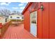 Wooden deck with storage shed and lattice fencing at 3734 N Camp Creek Sw Pkwy, Atlanta, GA 30331