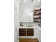 Walk-in pantry with ample shelving and marble countertop at 4844 Elkhorn Hill Dr, Suwanee, GA 30024