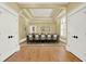 Formal dining room with hardwood floors and tray ceiling at 5288 East Cherokee Dr, Canton, GA 30115