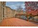 Spacious deck overlooking trees and neighborhood at 25 High Gate Trl, Decatur, GA 30030