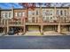 Townhomes with attached garages and private decks at 25 High Gate Trl, Decatur, GA 30030