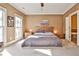 Spacious main bedroom with king bed and ensuite bathroom access at 25 High Gate Trl, Decatur, GA 30030