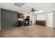 Finished basement with kitchenette and lots of storage at 8951 Country Club Dr, Douglasville, GA 30134