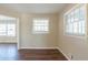 Dining area with hardwood floors and a window at 2833 Lynda Pl, Decatur, GA 30032