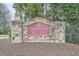 Oakdale Bluffs community entrance sign at 1600 Watercress Se Ct, Mableton, GA 30126