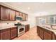 Eat-in kitchen, stainless steel appliances, and hardwood floors at 1600 Watercress Se Ct, Mableton, GA 30126