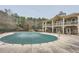 Community pool with a pool cover at 1600 Watercress Se Ct, Mableton, GA 30126