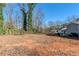 Fenced backyard with potential for landscaping at 4312 Pleasant Forest Dr, Decatur, GA 30034