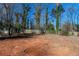 Large backyard with cleared area and wooden fence at 4312 Pleasant Forest Dr, Decatur, GA 30034