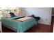 Bedroom with a full bed and hardwood floors at 162 Gainesborough Dr, Dallas, GA 30157