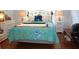 Bedroom featuring a full bed, hardwood floors, and window at 162 Gainesborough Dr, Dallas, GA 30157