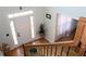 Bright entryway with hardwood floors and a view of the staircase at 162 Gainesborough Dr, Dallas, GA 30157