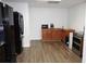 Modern kitchen featuring stainless steel appliances and wood cabinets at 162 Gainesborough Dr, Dallas, GA 30157