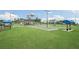 Well-maintained bocce ball courts with pavilion and seating at 2798 Turnwater St, Hoschton, GA 30548