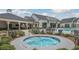 Community hot tub surrounded by landscaping at 2798 Turnwater St, Hoschton, GA 30548
