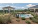 Tranquil hot tub nestled in a landscaped area at 2798 Turnwater St, Hoschton, GA 30548