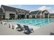 Large community lap pool with multiple lanes at 2798 Turnwater St, Hoschton, GA 30548