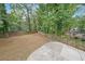 Large backyard with shed and privacy fence at 1529 Bell Flower Ct, Stone Mountain, GA 30088