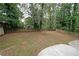 Spacious backyard with shed and partially fenced-in area at 1529 Bell Flower Ct, Stone Mountain, GA 30088