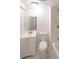 Clean bathroom with white vanity and bathtub at 1529 Bell Flower Ct, Stone Mountain, GA 30088