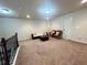 Spacious bonus room features carpet, ample lighting and neutral paint at 3280 Hallmark Ln, Buford, GA 30519