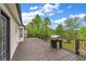 Spacious deck with wooded views and gas grill at 8926 East Carroll Rd, Winston, GA 30187