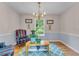 Cozy living room with hardwood floors, featuring two armchairs and a coffee table at 8926 East Carroll Rd, Winston, GA 30187