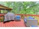 Relaxing deck with patio furniture and built-in grill at 1506 Lavista Proper Cir, Decatur, GA 30033