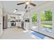 Kitchen features stainless steel appliances and sliding glass doors at 4266 Cabretta Se Dr, Smyrna, GA 30080