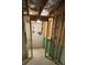 The unfinished basement is ready for customization, with framing, insulation, and a door to the outside at 1346 Lucan Ln # Wc227, Lawrenceville, GA 30043