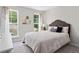 Bedroom with stylish bedding, two windows and natural light at 1366 Lucan Ln # Wc225, Lawrenceville, GA 30043