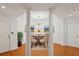 Dining area with round table and chairs, hardwood floors at 50 Biscayne Dr # 2109, Atlanta, GA 30309