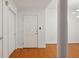 Interior entryway with hardwood floors and white doors at 50 Biscayne Dr # 2109, Atlanta, GA 30309