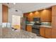 Modern kitchen with stainless steel appliances and granite countertops at 50 Biscayne Dr # 2109, Atlanta, GA 30309