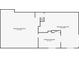 Basement floorplan showing unfinished and finished areas of the basement at 3421 Fawn Trl, Marietta, GA 30066