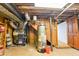 Basement utility area with furnace, hot water heater, and some storage at 3421 Fawn Trl, Marietta, GA 30066