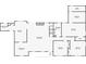 Main floorplan of the house showing the layout of the kitchen, bedrooms, bathrooms, and living areas at 3421 Fawn Trl, Marietta, GA 30066