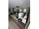 Comfortable living room with sleek furniture, modern lighting, and a stylish rug at 3421 Fawn Trl, Marietta, GA 30066