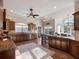 Spacious kitchen with stainless steel appliances and island at 4248 Hog Mountain Rd, Hoschton, GA 30548