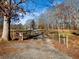 Long private driveway leading to a charming home with mature trees at 4258 Hog Mountain Rd, Hoschton, GA 30548
