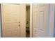 Hallway with bathroom and closet access at 33 Country Place Ct, Alpharetta, GA 30005