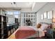 Comfortable bedroom with city views and ample storage at 943 Peachtree Ne St # 809, Atlanta, GA 30309