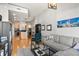 Spacious living room with city views and comfortable seating at 943 Peachtree Ne St # 809, Atlanta, GA 30309