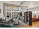 Open concept living room with city views and separate sleeping area at 943 Peachtree Ne St # 809, Atlanta, GA 30309