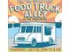 Flyer for Holly Springs Food Truck Alley event at 152 Palm St, Holly Springs, GA 30115