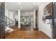 Open entryway with hardwood floors and view into living room at 35 Robin Hood Ne Rd, Atlanta, GA 30309