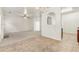 Bright dining room with tile floor and access to kitchen at 6057 Hemperly Rd, Atlanta, GA 30349