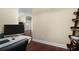 Home office features built-in shelving and a large desk at 325 E Paces Ferry Rd # 1110, Atlanta, GA 30305