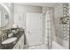 Modern bathroom with soaking tub and tiled shower at 325 E Paces Ferry Ne Rd # Apt 710, Atlanta, GA 30305