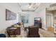 Spacious living room with modern furniture and access to a balcony at 325 E Paces Ferry Ne Rd # Apt 710, Atlanta, GA 30305